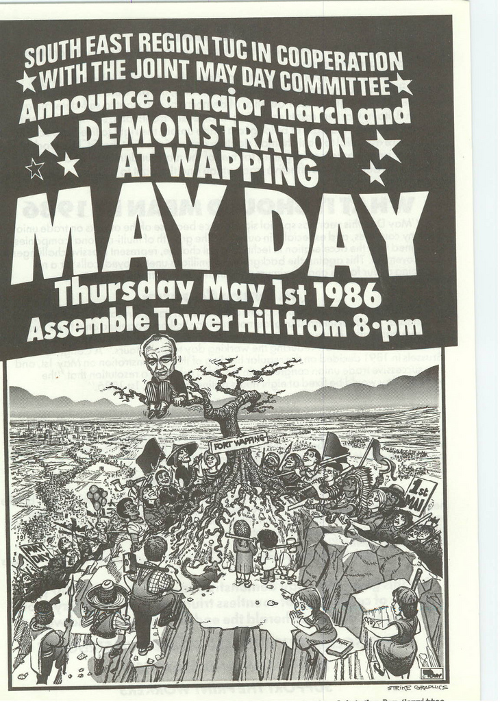 Picture entitled Flyer By Print Supporters 044 from the Wapping Dispute