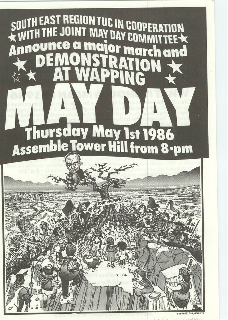 Picture entitled Flyer By Print Supporters 044 from the Wapping Dispute