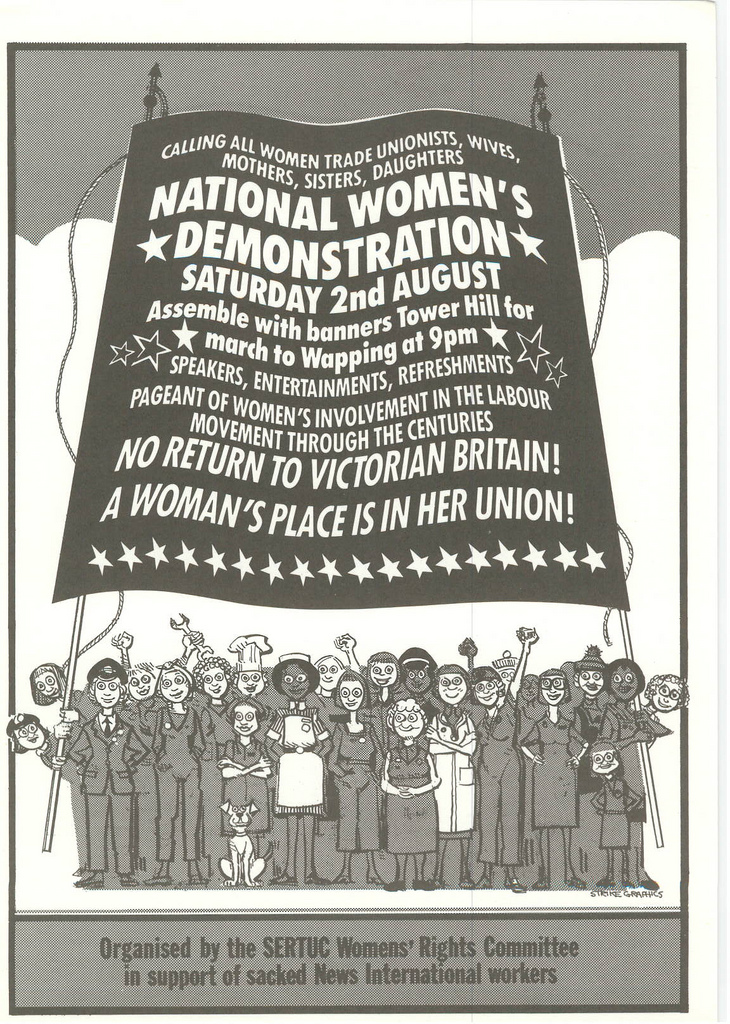 Picture entitled Flyer By Print Supporters 050 from the Wapping Dispute