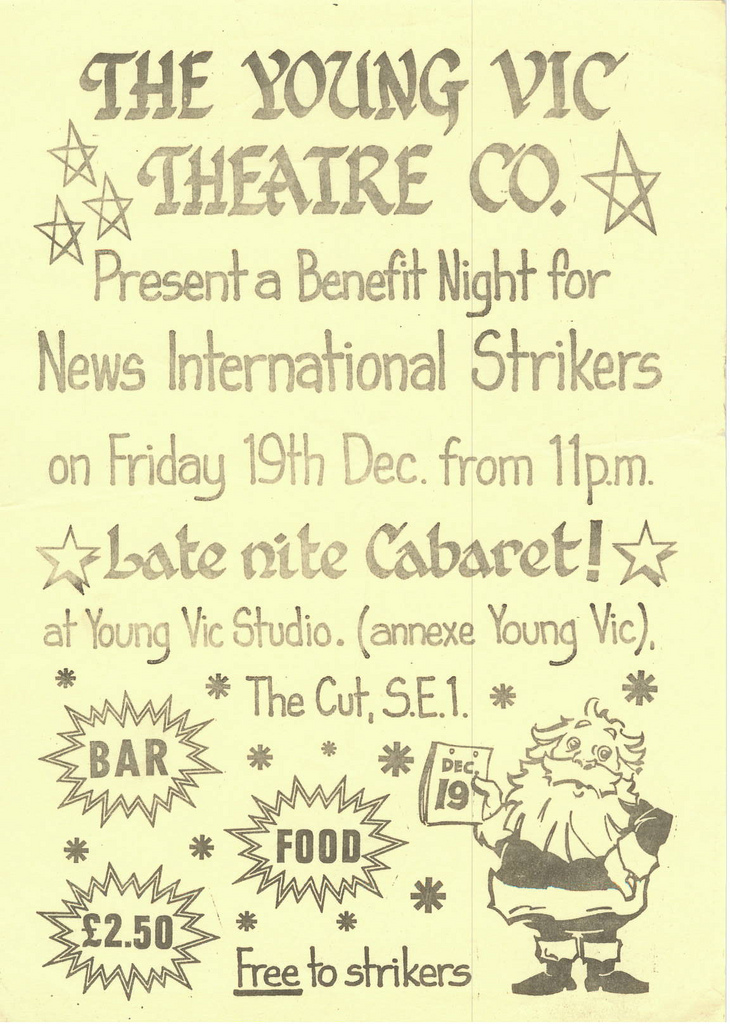 Picture entitled Flyer By Print Supporters 054 from the Wapping Dispute