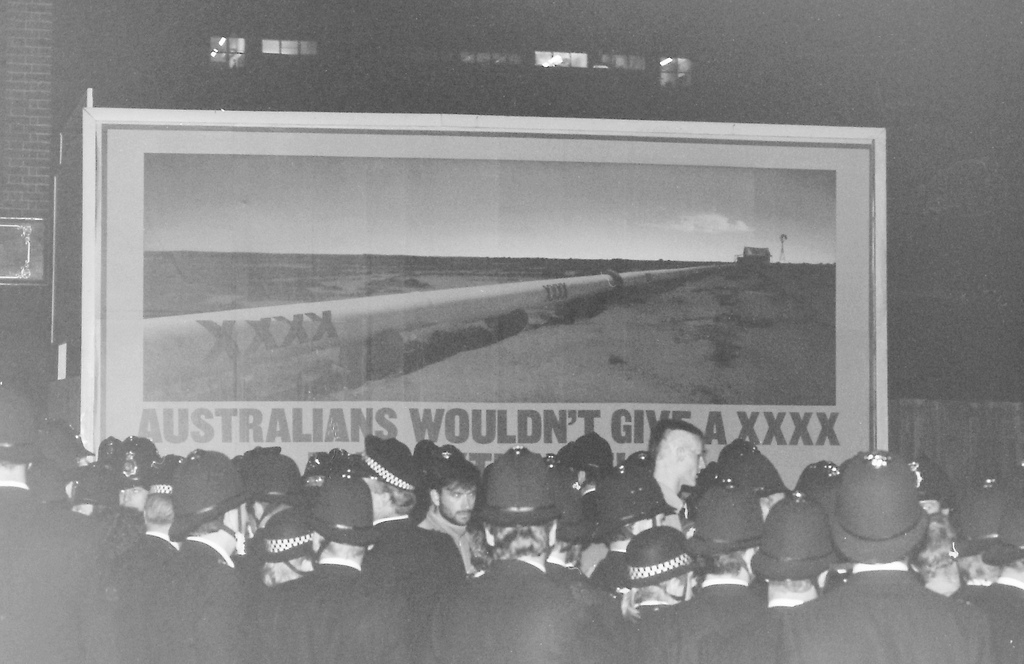 Picture entitled Murdoch Didnt Give A Xxxx from the Wapping Dispute