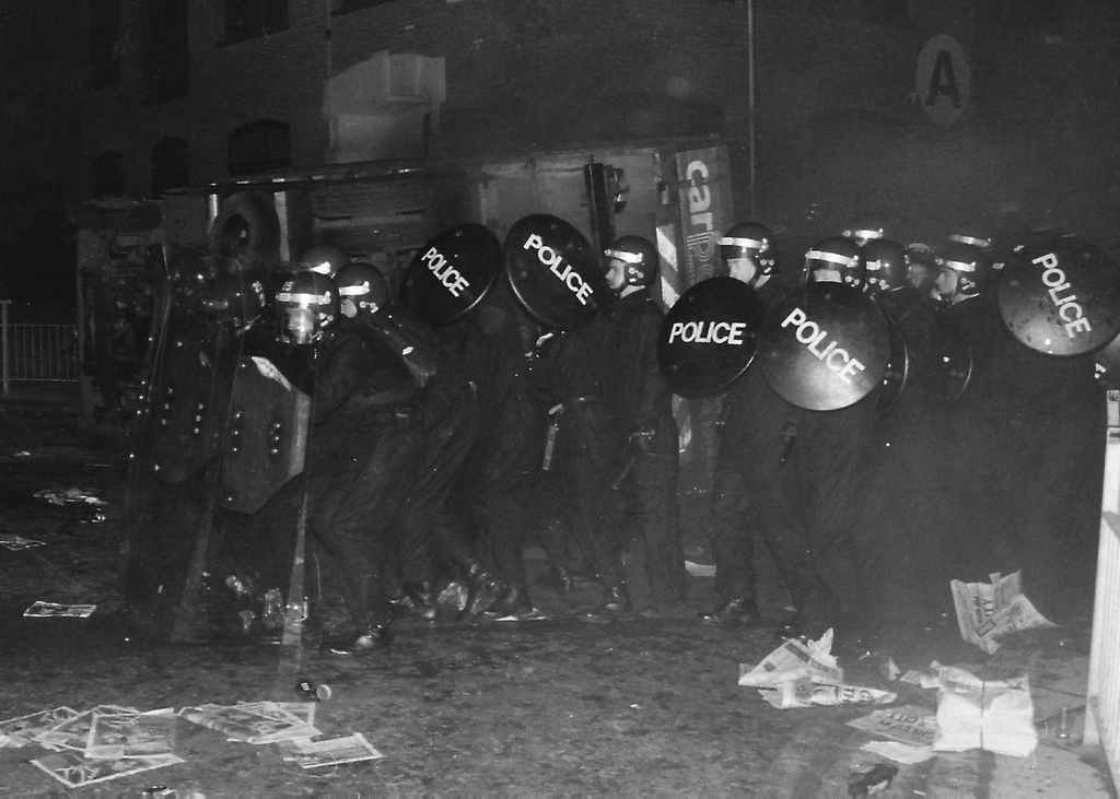 Wapping Dispute - Riot squad