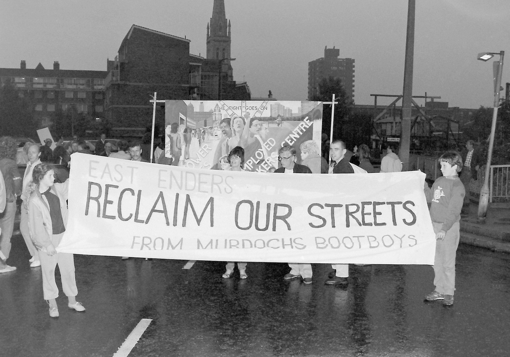 Wapping Dispute - Street reclamation